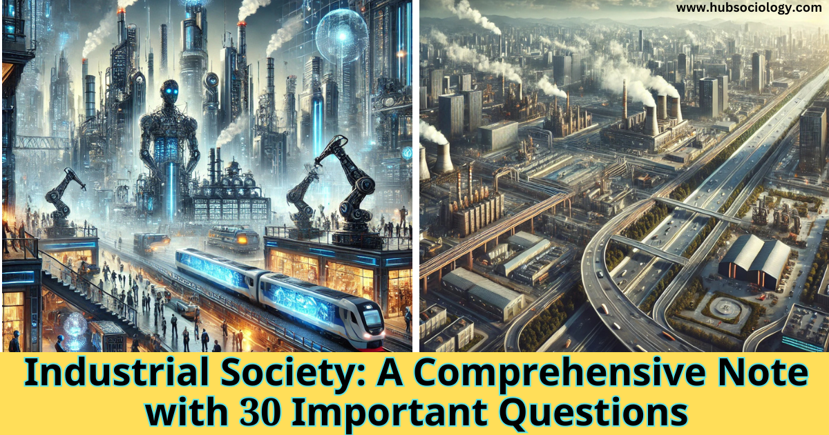 Industrial Society: A Comprehensive Note with 30 Important Questions