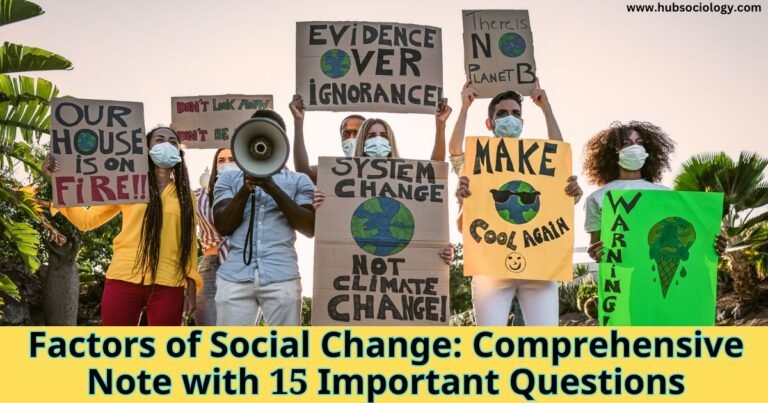 Factors of Social Change: Comprehensive Note with 15 Top Que