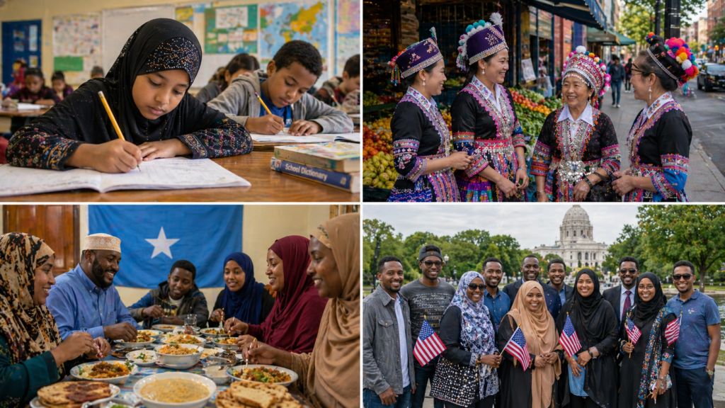 Explore refugee communities in Minnesota from a sociological perspective, including their history, challenges, cultural impact, and role in shaping a diverse society.