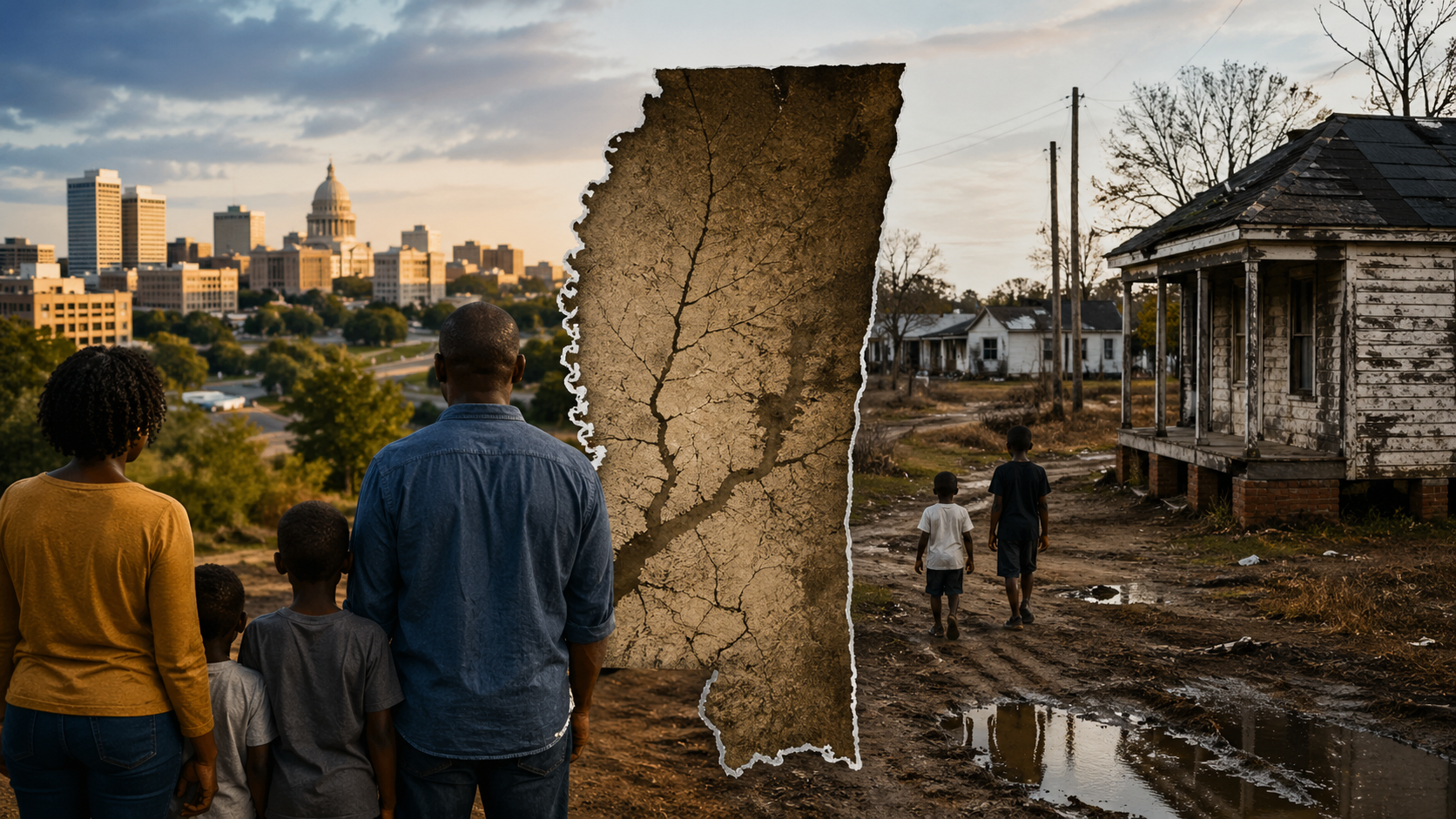 Explore the causes, impacts, and sociological dimensions of inequality in Mississippi, focusing on poverty, race, education, and structural disparities.