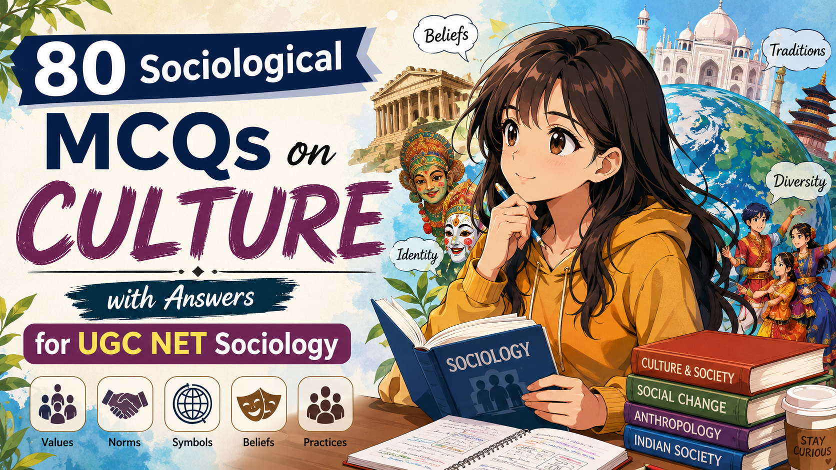 80 Sociological MCQs on Culture with Answers for UGC NET Sociology