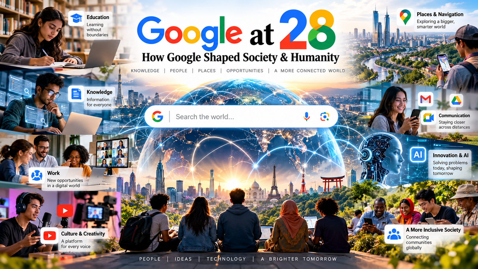 Google at 28: How Google Shaped Society and Humanity